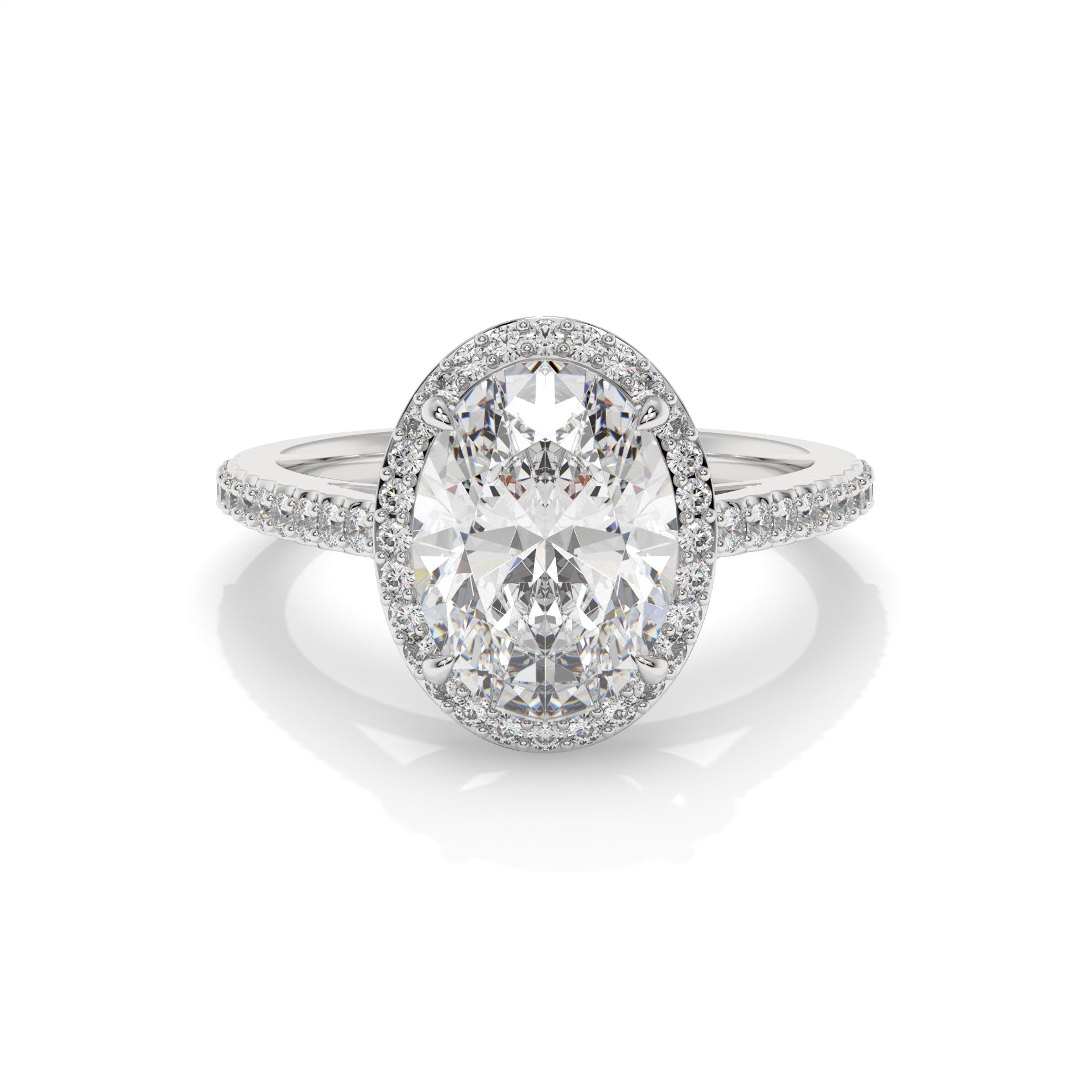 14K White Gold - 3.33