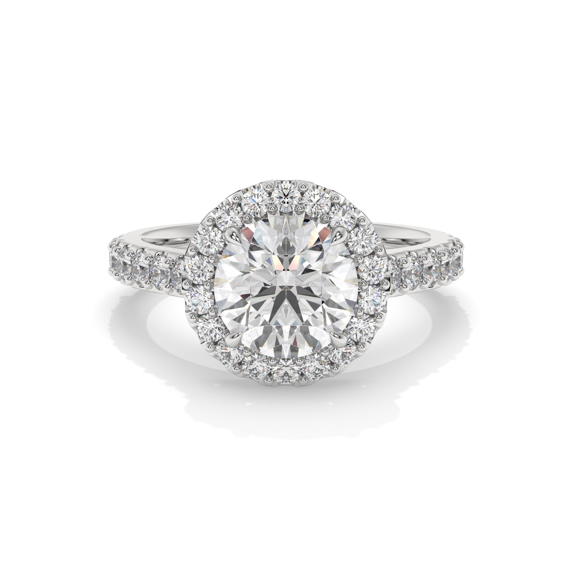 18K White Gold - 2.85