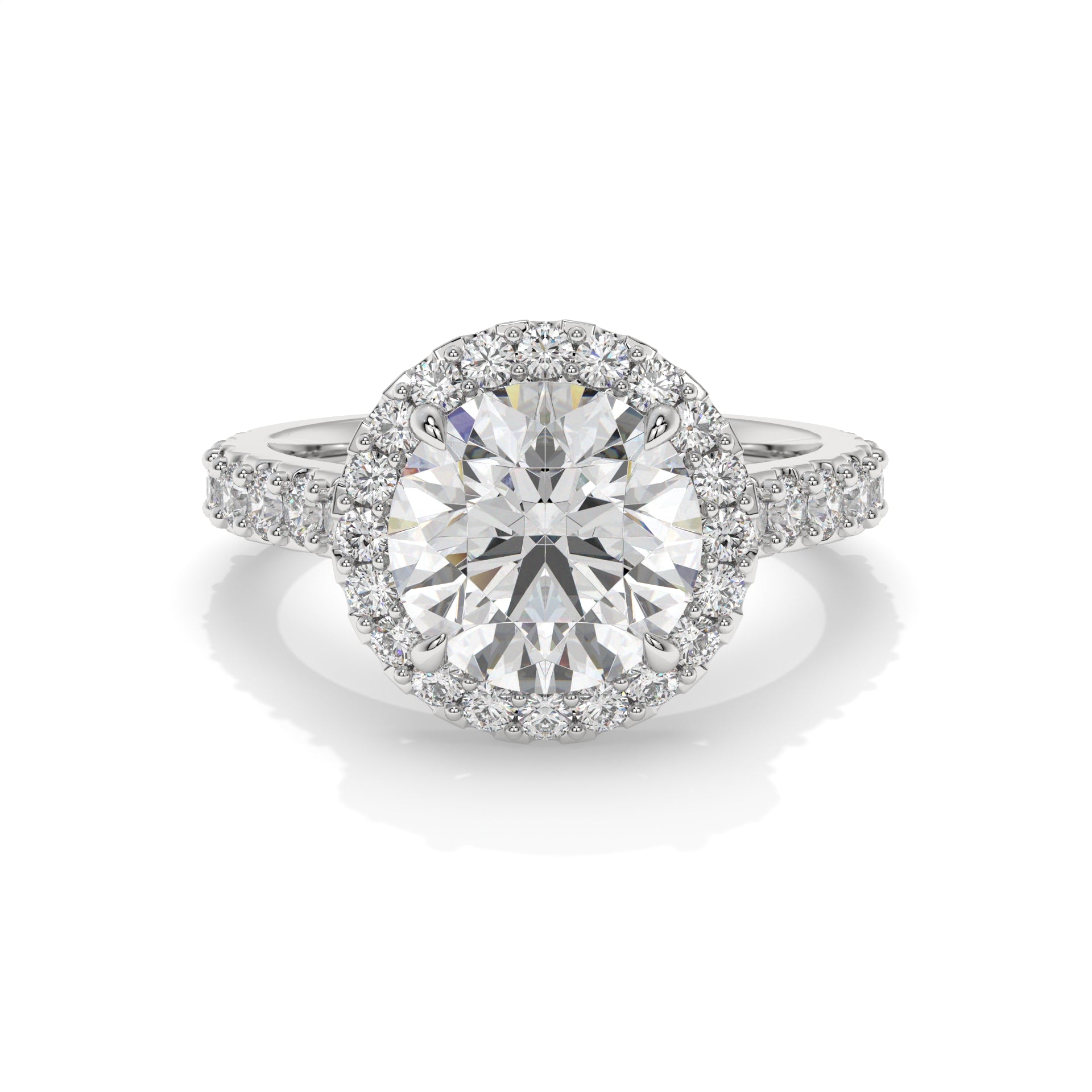 18K White Gold - 3.90