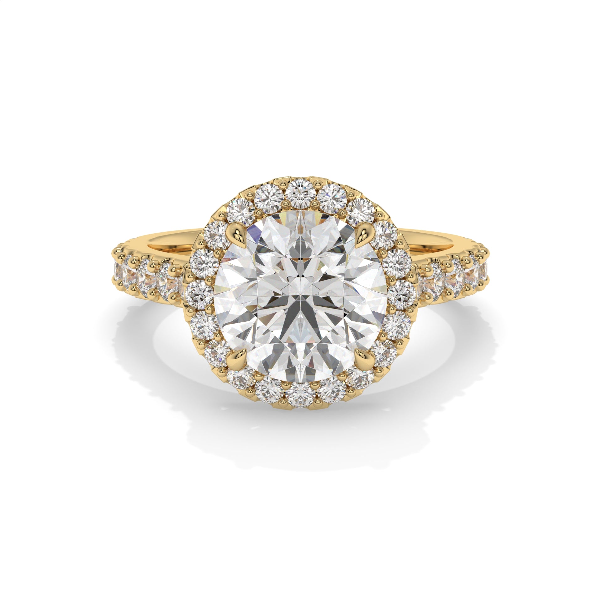 18K Yellow Gold - 3.90