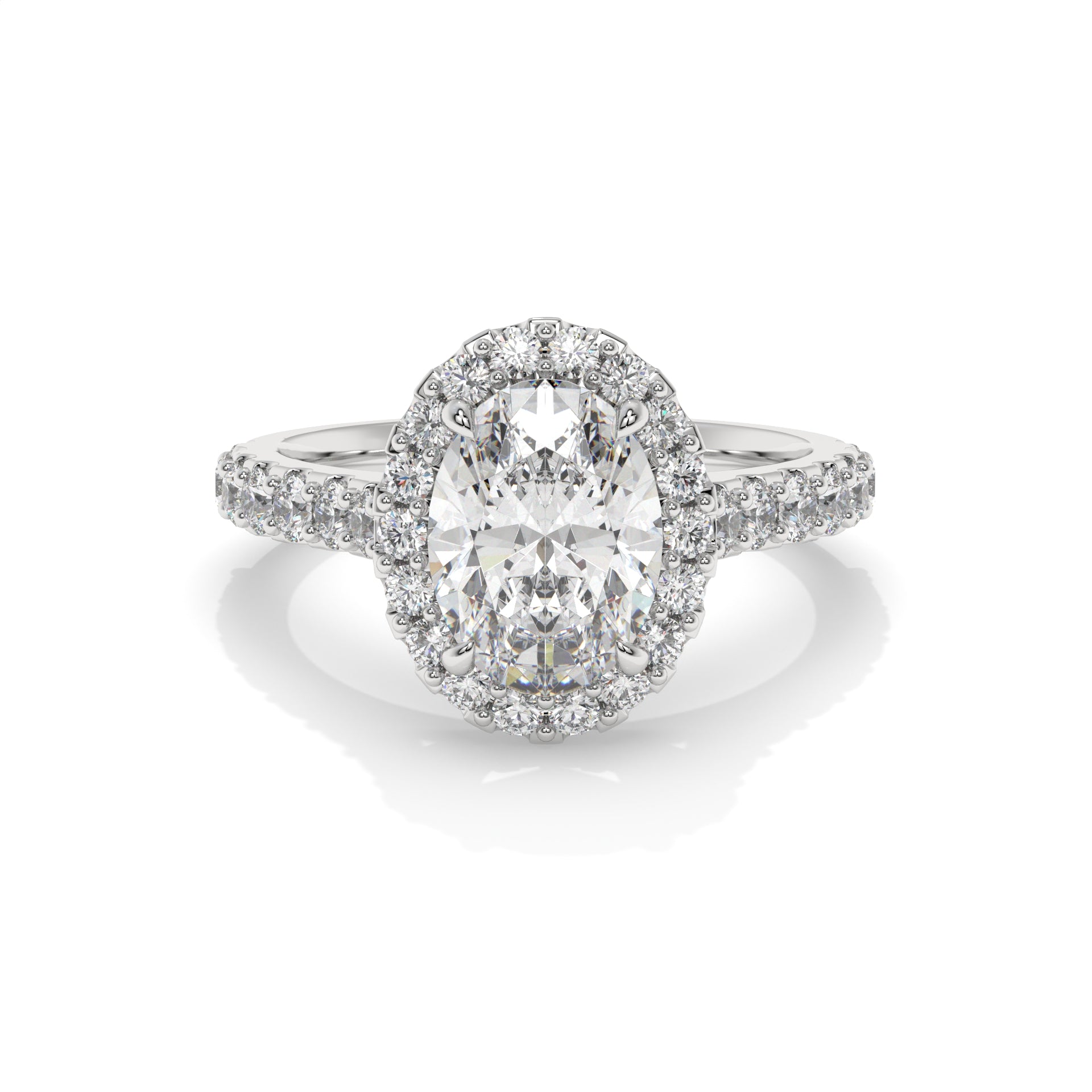 18K White Gold - 2.85