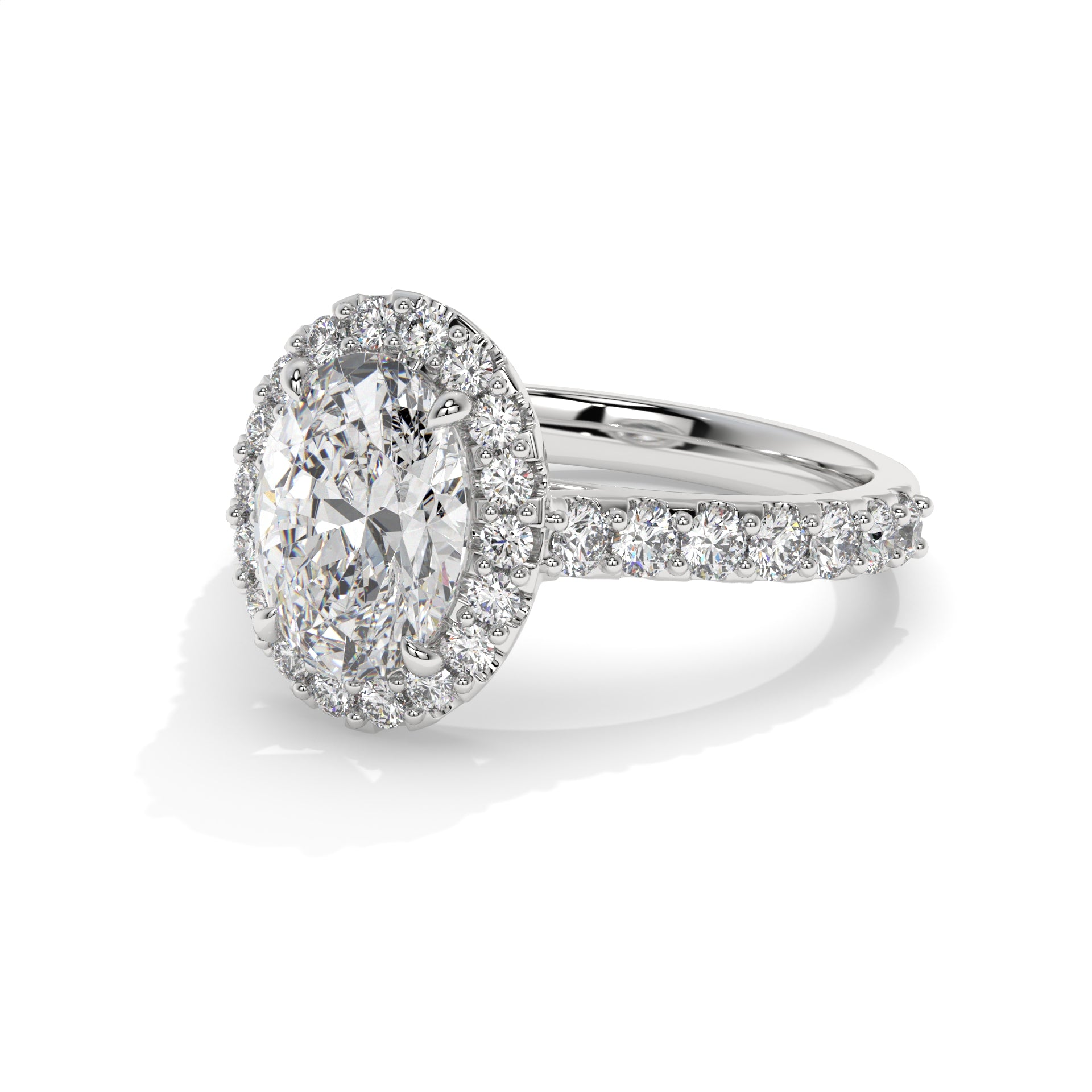 18K White Gold - 2.85