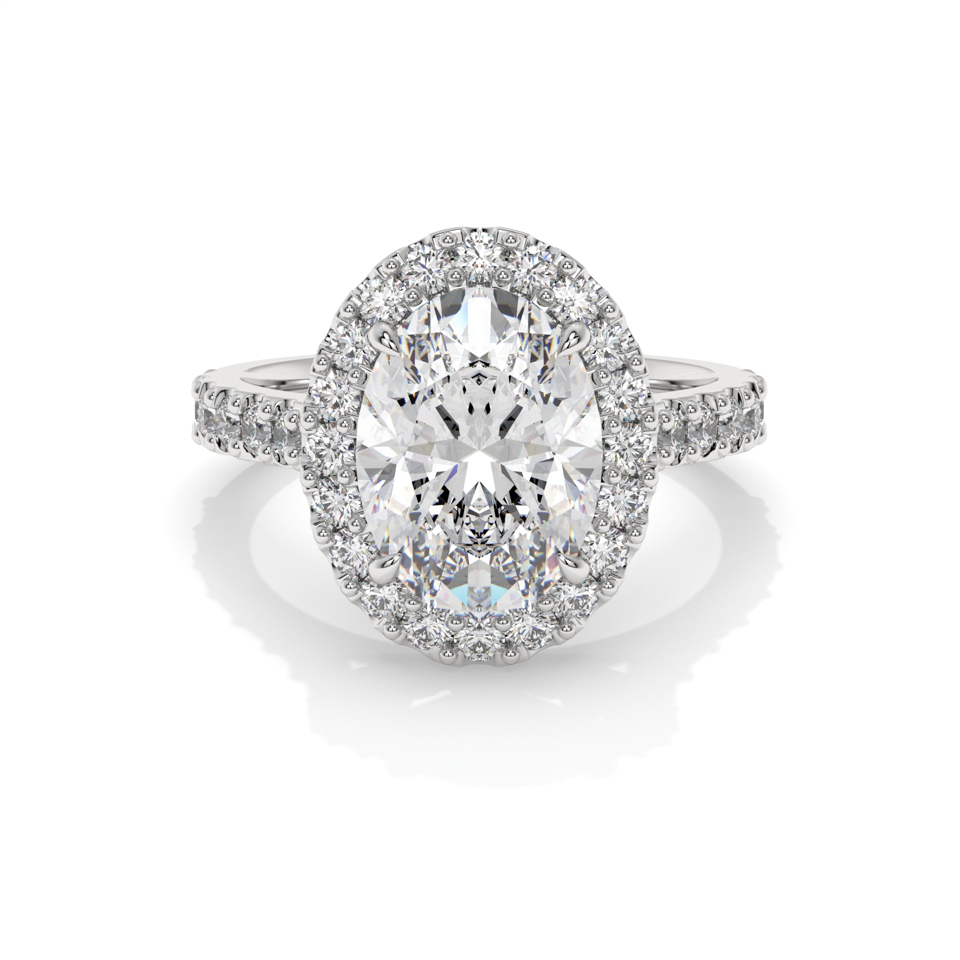 18K White Gold - 3.90