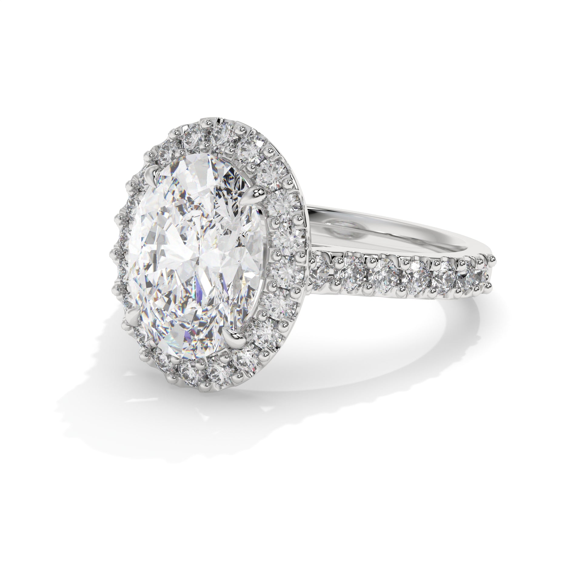 18K White Gold - 3.90