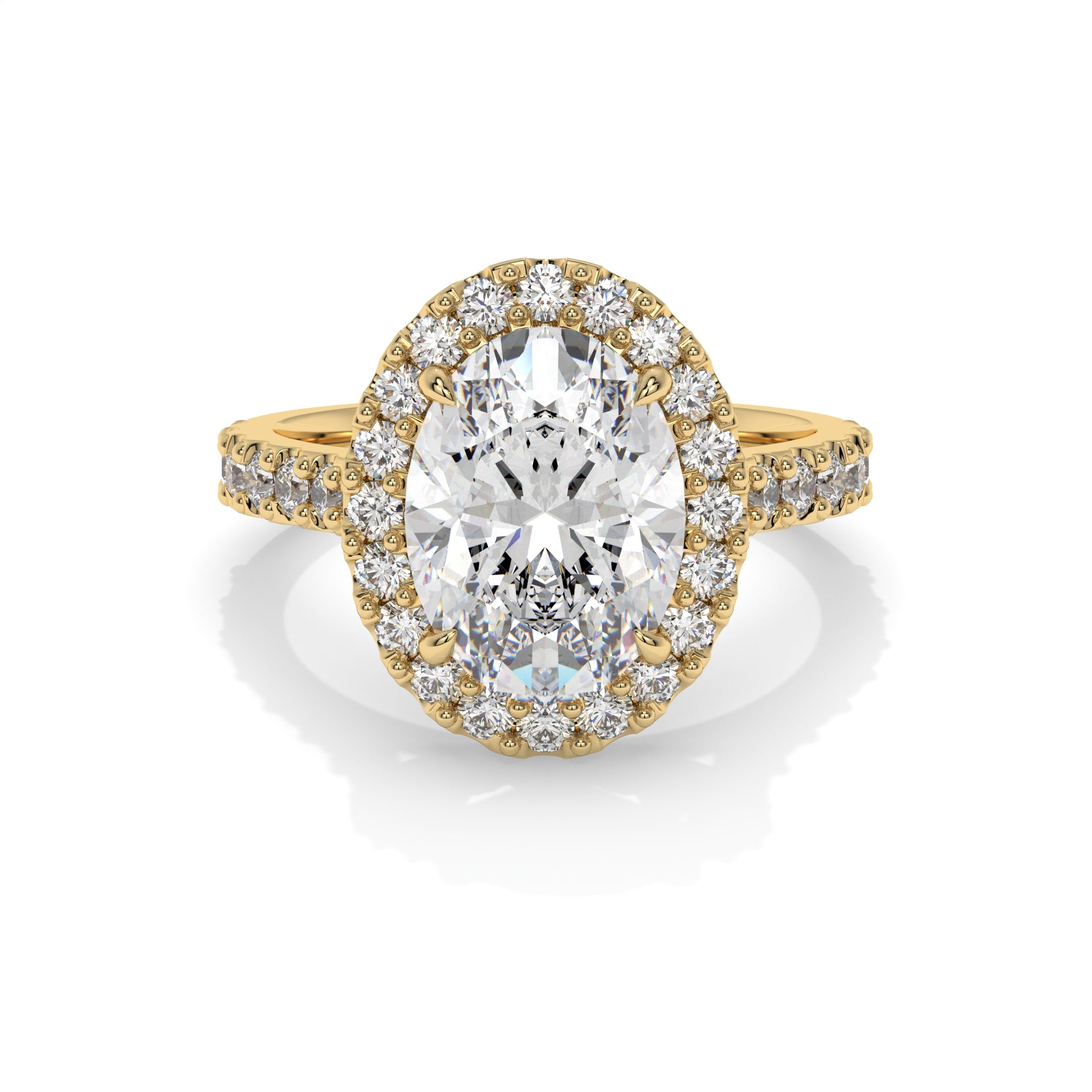 18K Yellow Gold - 3.90