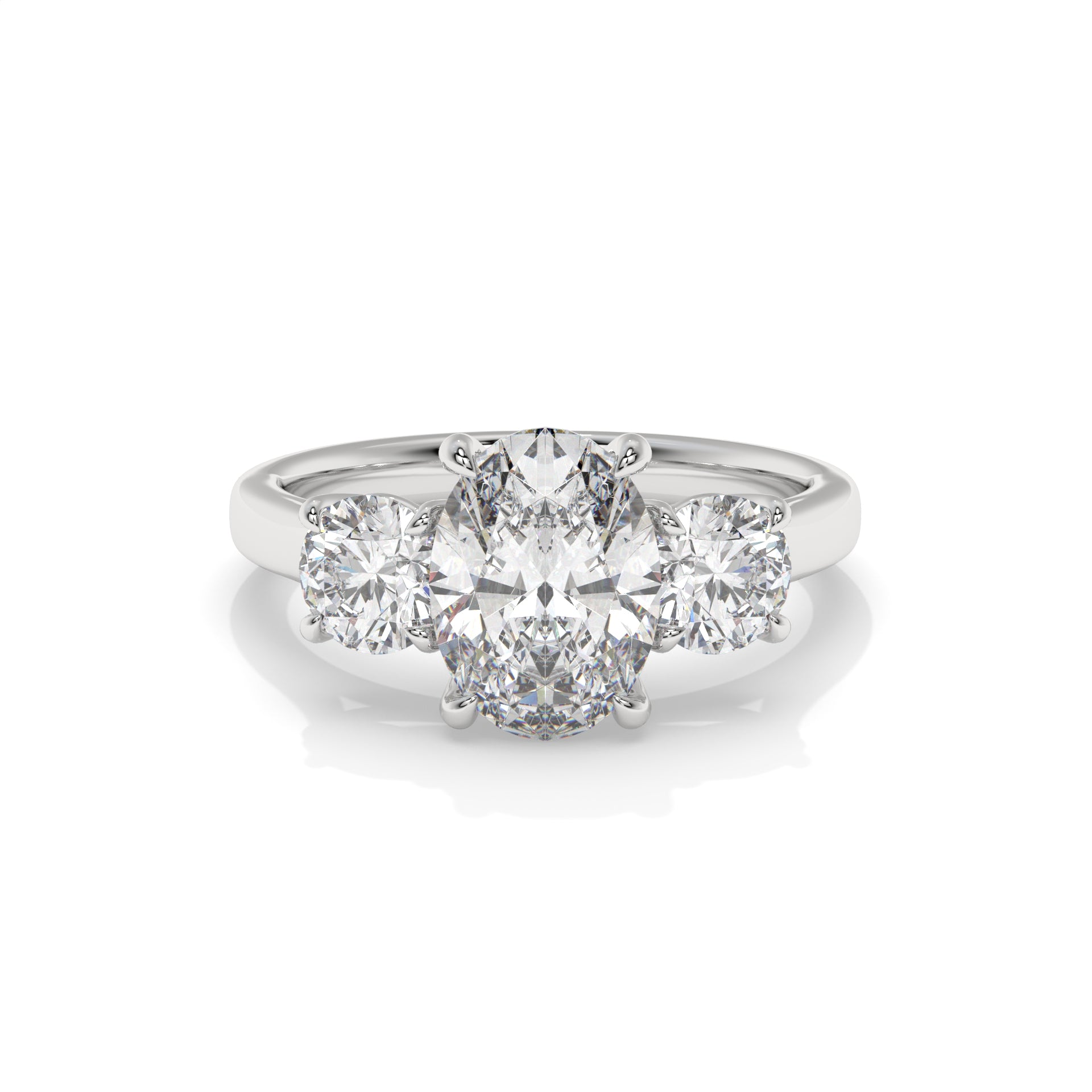 18K White Gold - 3.20