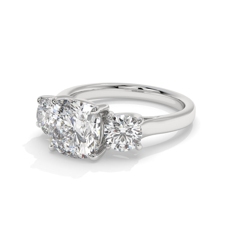 18K White Gold - 4.00
