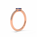 14K Rose Gold - Sapphire