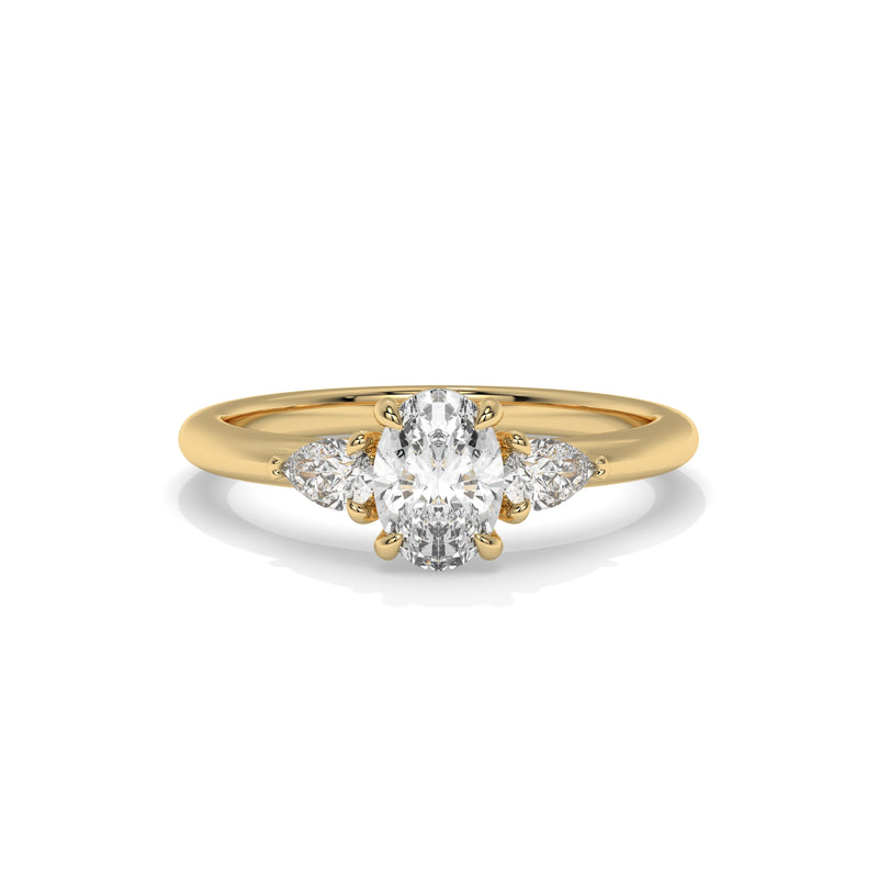 14K Yellow Gold - 1.05