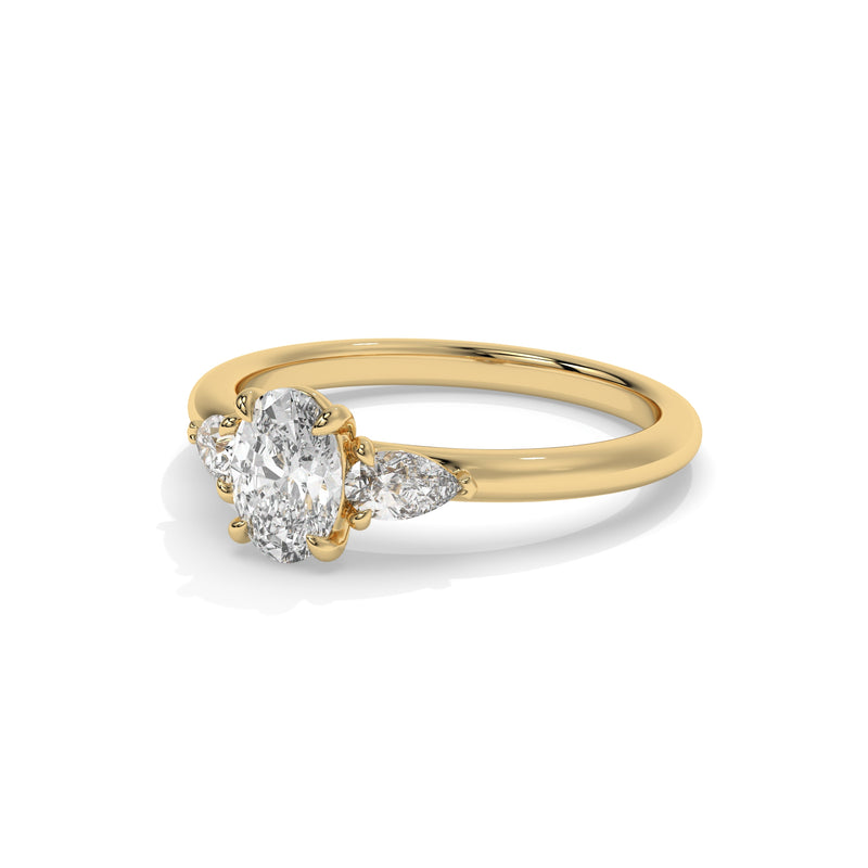 14K Yellow Gold - 1.05
