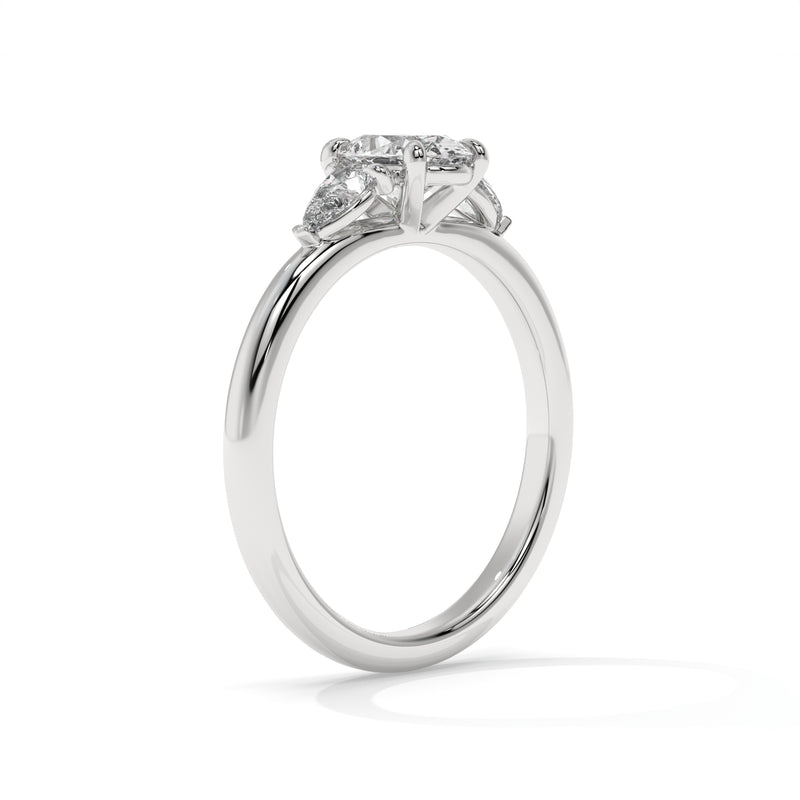 18K White Gold - 1.05