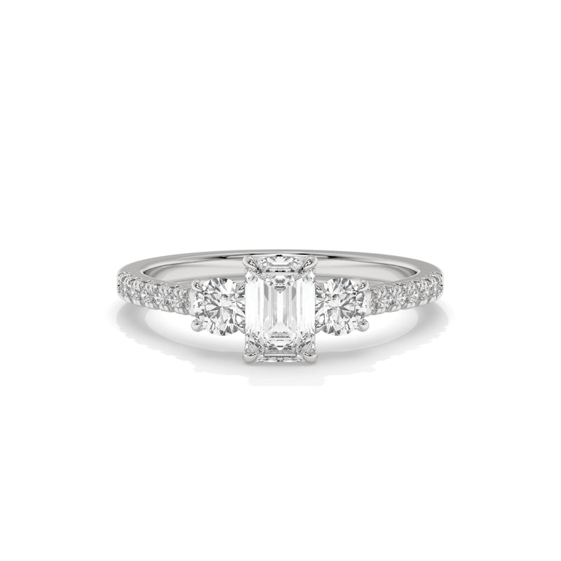 14K White Gold - 1.05