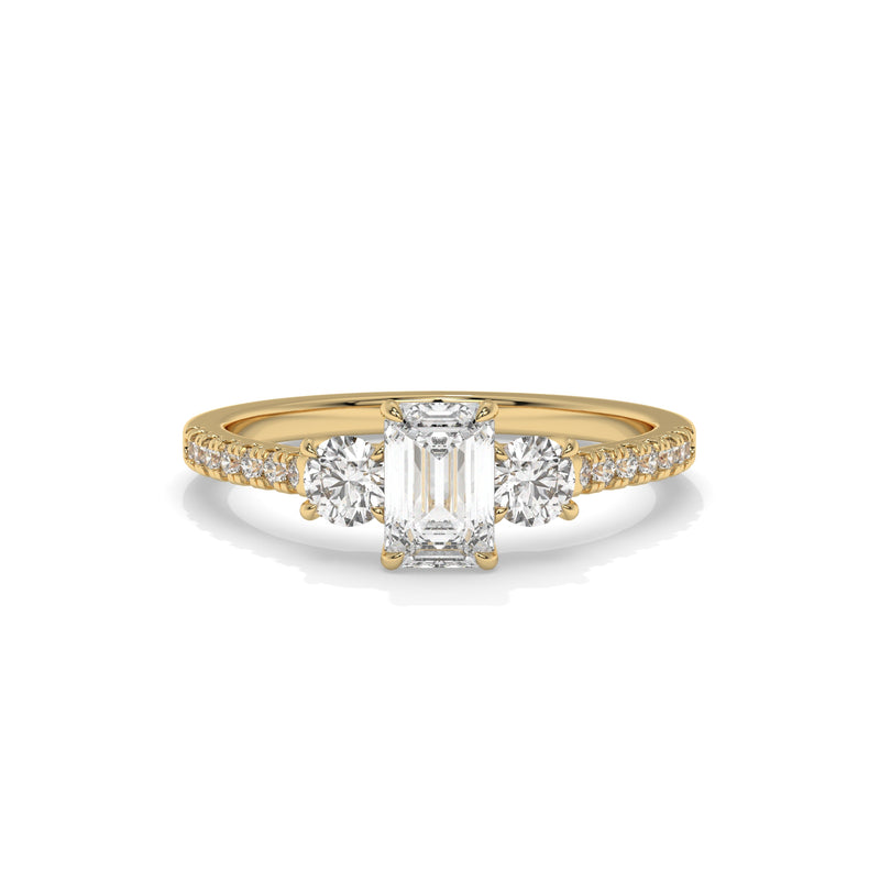 18K Yellow Gold - 1.05
