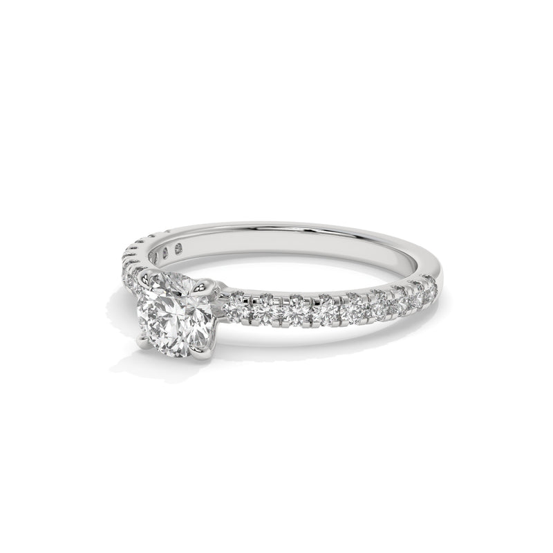 14K White Gold - 1.00