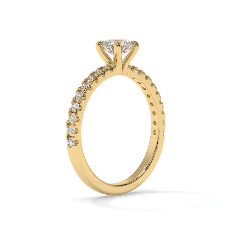 14K Yellow Gold - 1.00