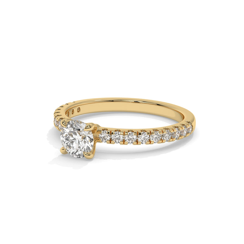 18K Yellow Gold - 1.00