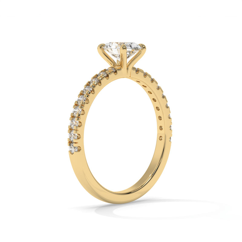 18K Yellow Gold - 1.10