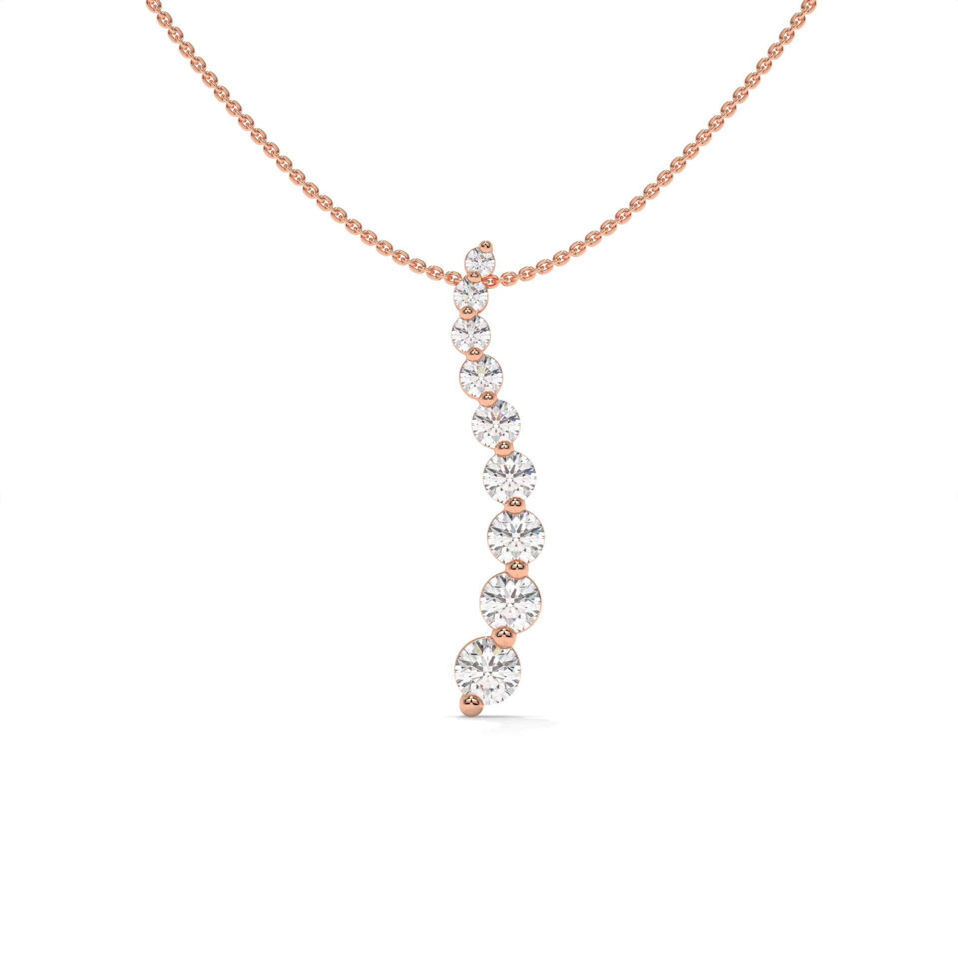 14K Rose Gold - 1.00