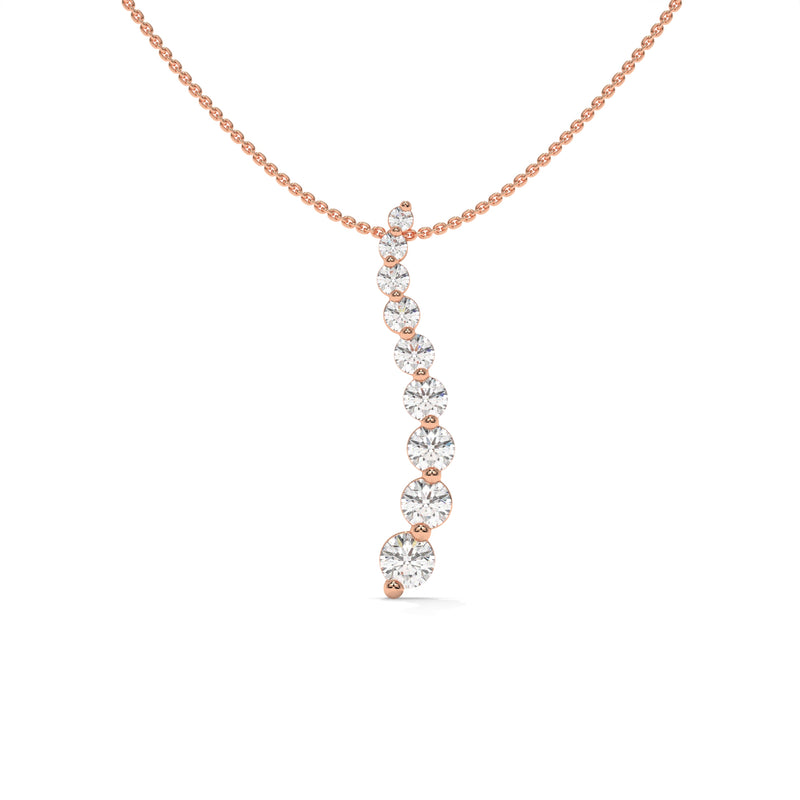 14K Rose Gold - 1.00