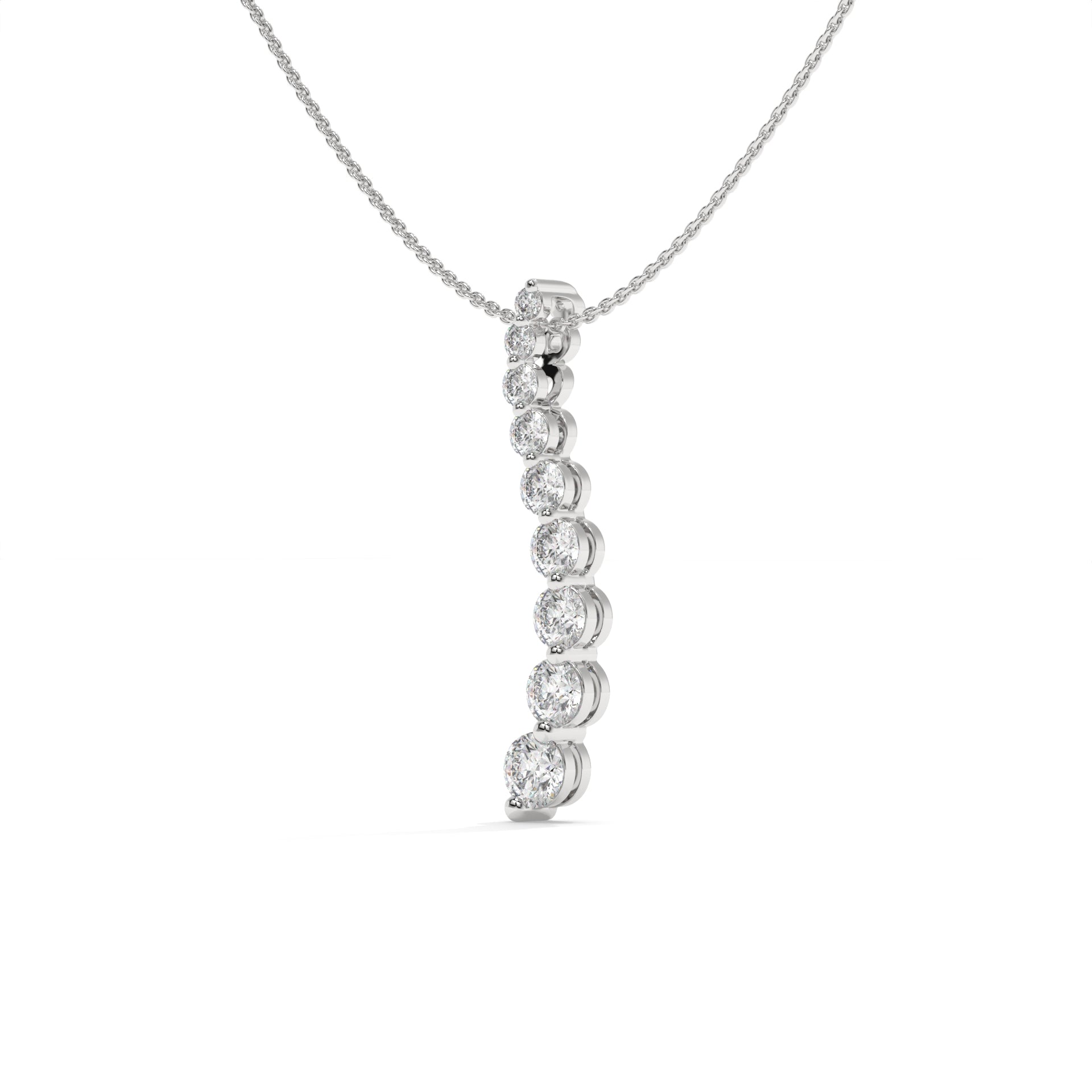 14K White Gold - 1.00