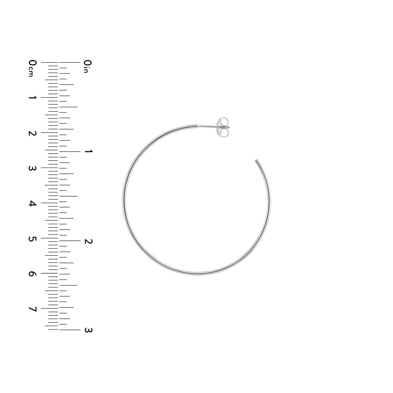 14K White Gold - Large
