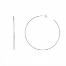 14K White Gold - Oversized