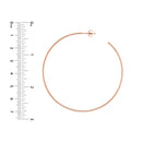 14K Rose Gold - Oversized