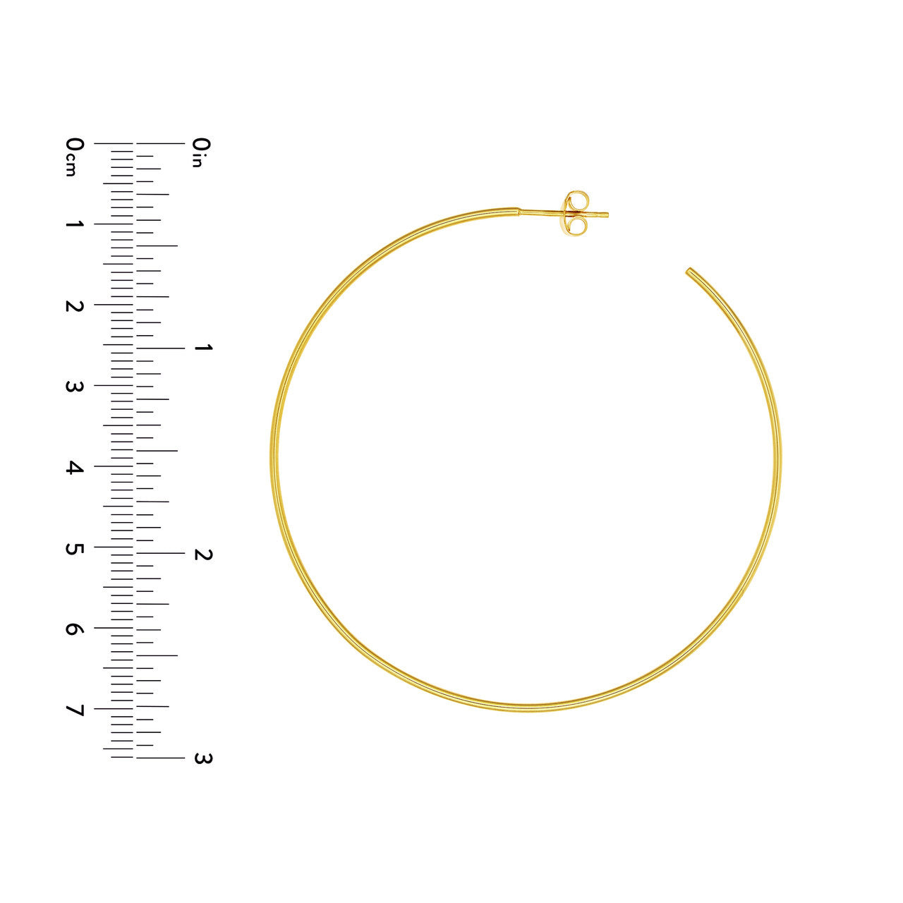 14K Yellow Gold - Oversized