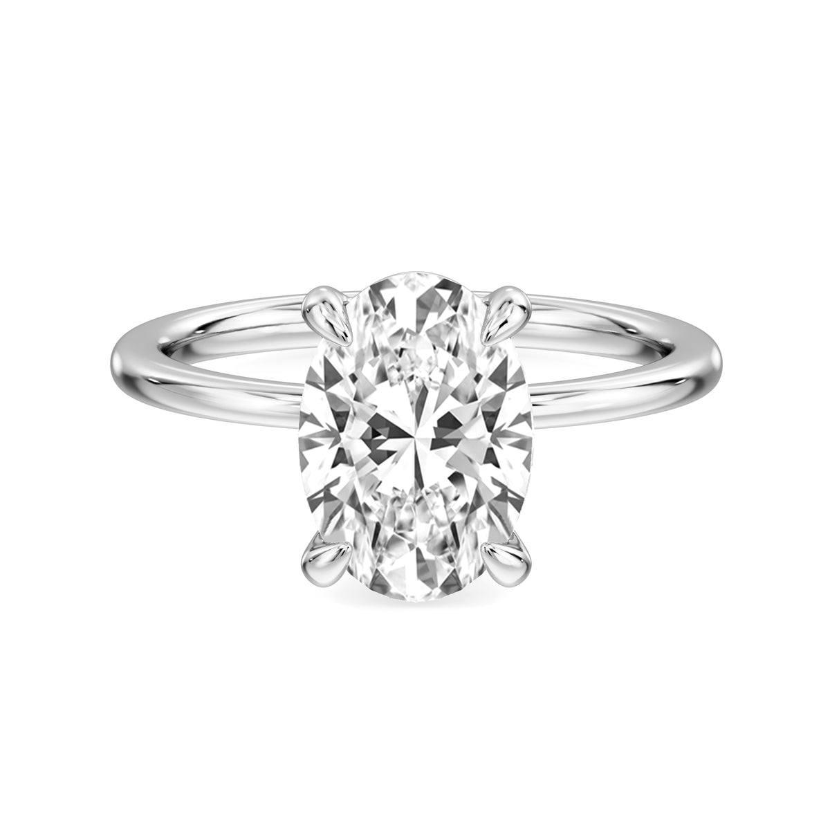 14K White Gold - 3.00