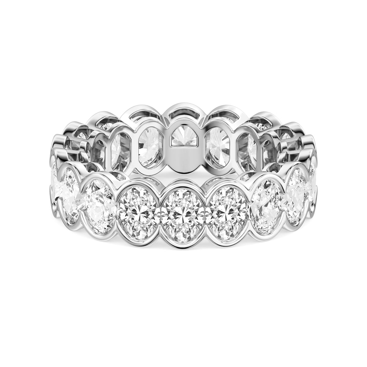 14K White Gold - 5.00