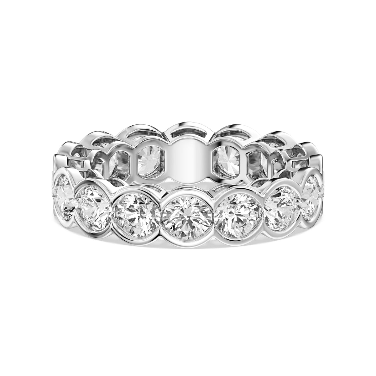 14K White Gold - 5.00