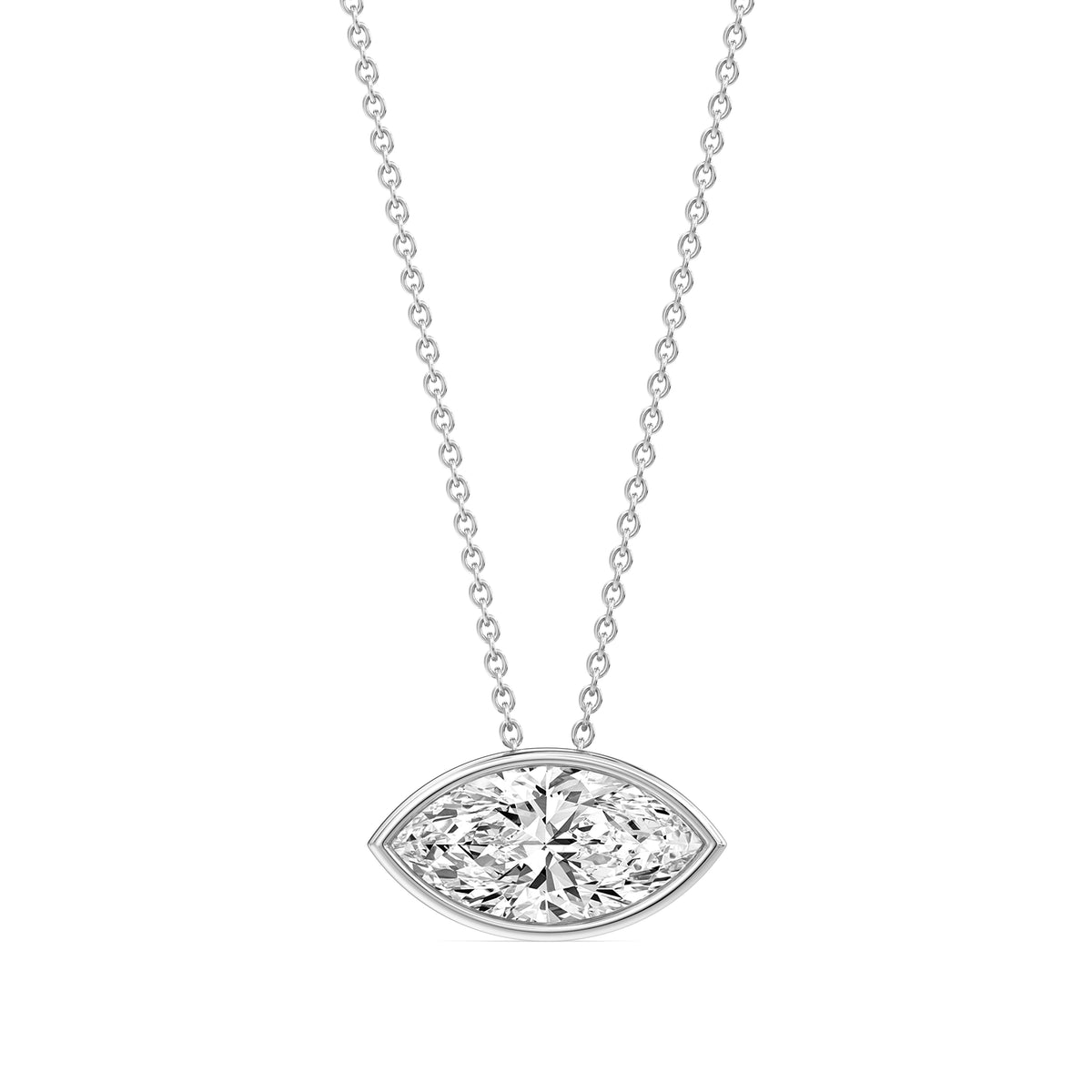 14K White Gold - 1.00