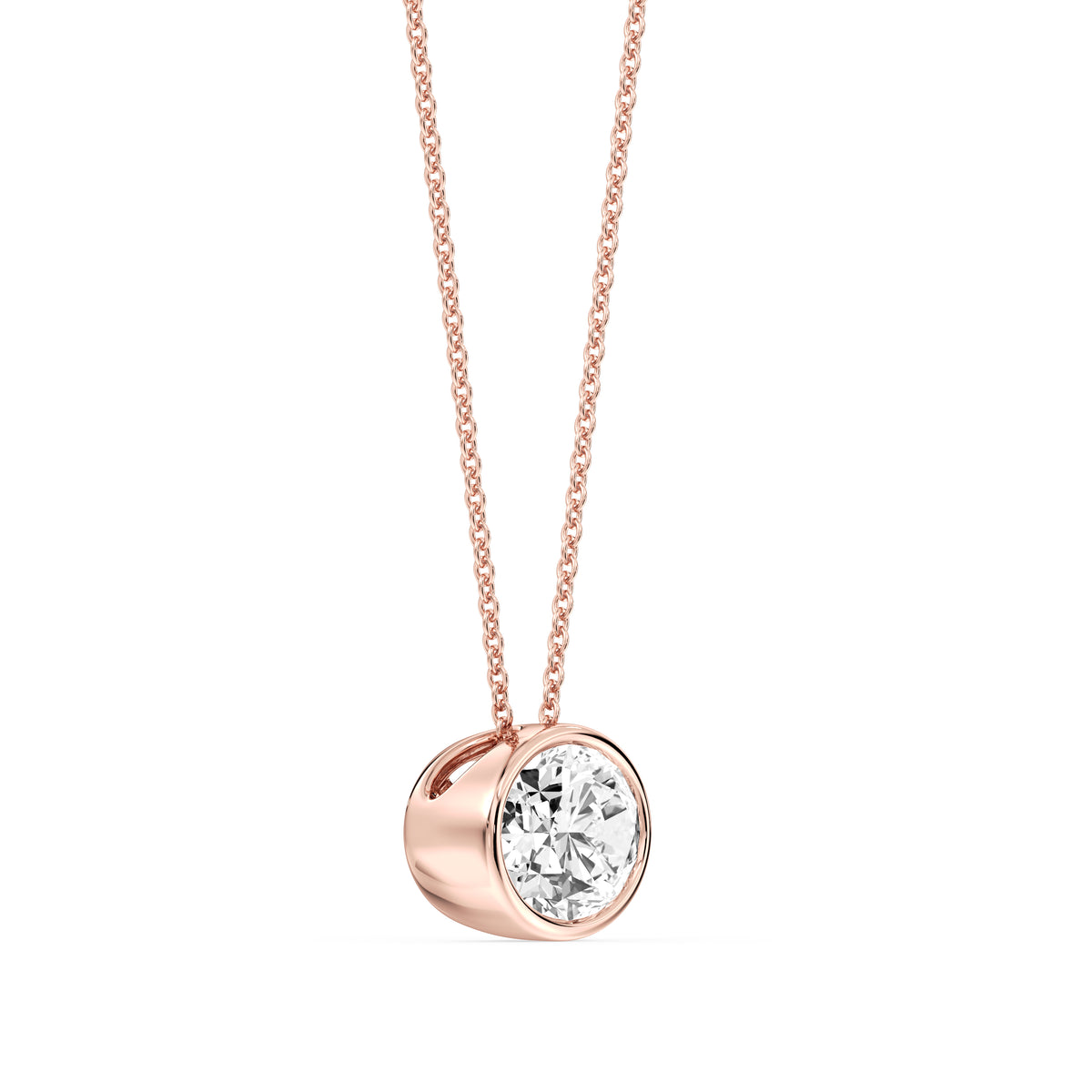 14K Rose Gold - 1.00