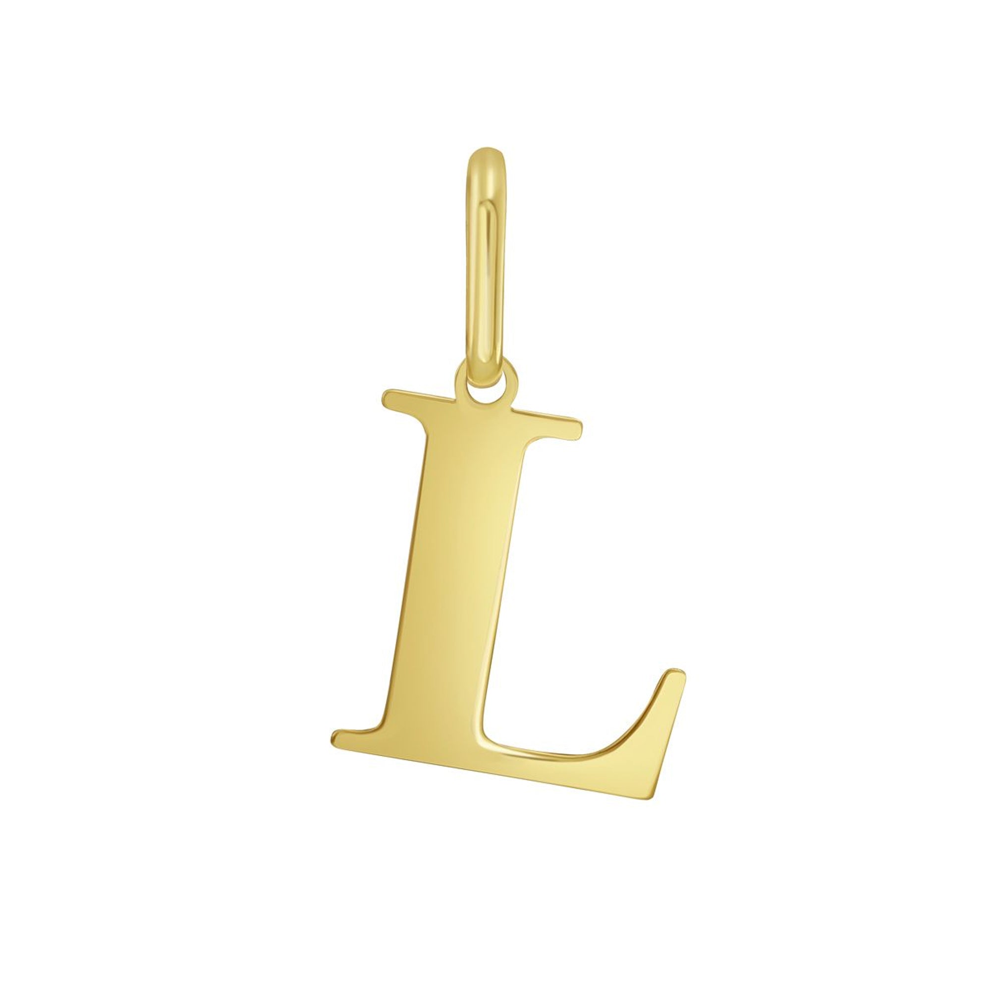 14K Yellow Gold - L