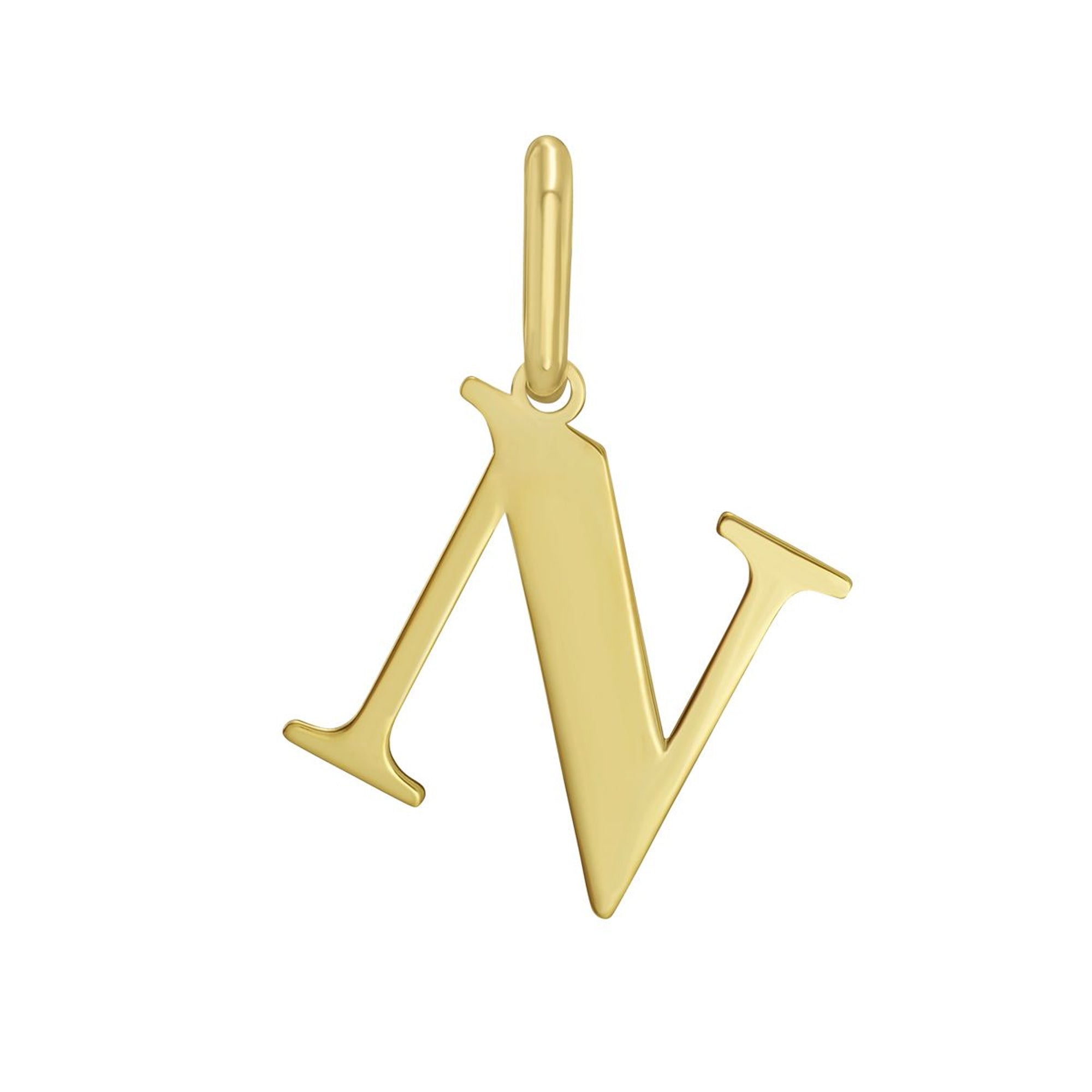 14K Yellow Gold - N