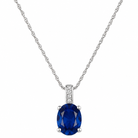 14K White Gold - Sapphire