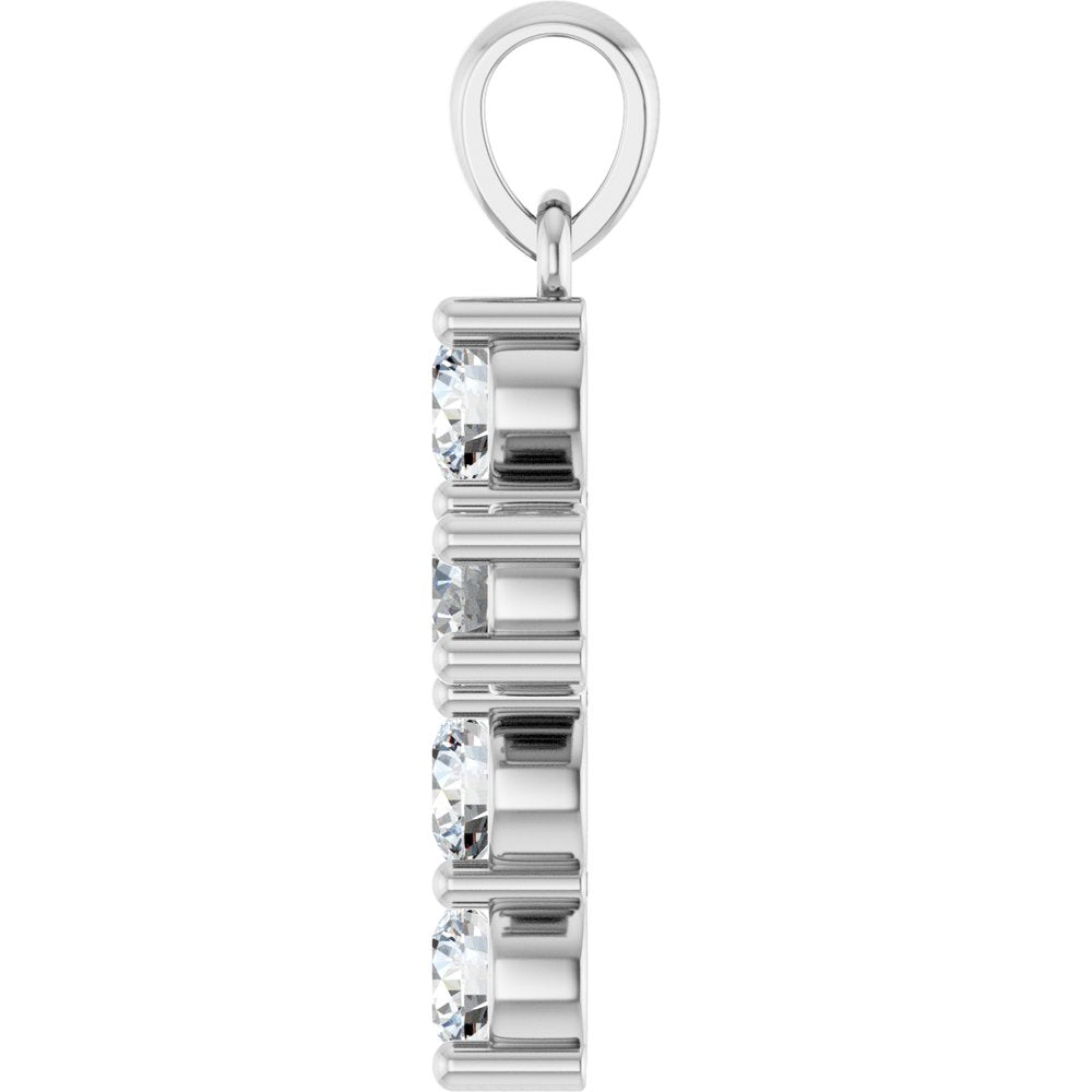 14K White Gold - 0.75