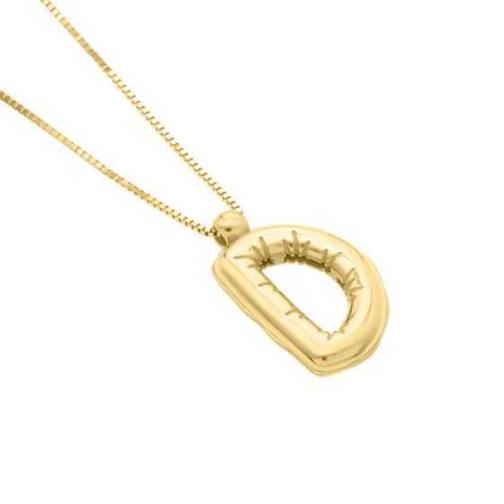 14K Yellow Gold - D