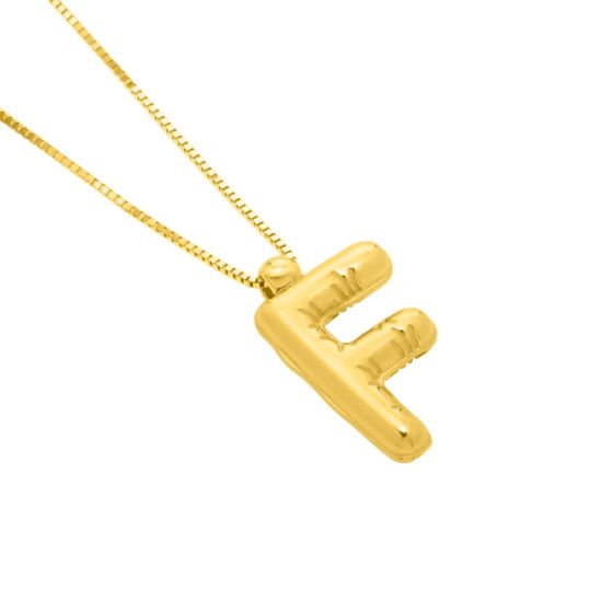 14K Yellow Gold - F
