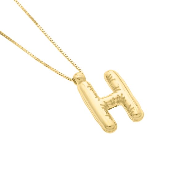 14K Yellow Gold - H