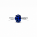 14K White Gold - Sapphire