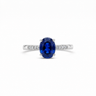 14K White Gold - Sapphire