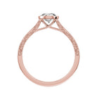 Round Lab-grown Diamond Bridal Ring — front