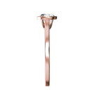 Round Lab-grown Diamond Bridal Ring — side