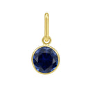 14K Yellow Gold - Blue Sapphire