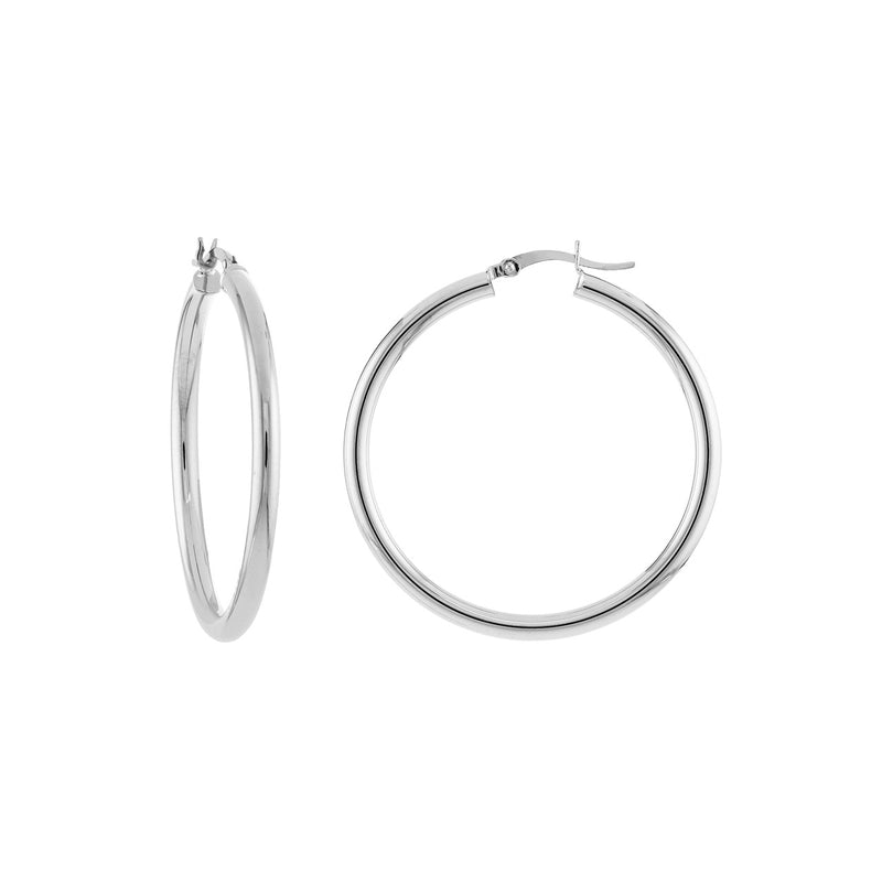 14K White Gold - Large