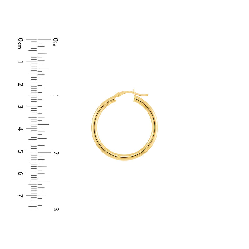 14K Yellow Gold - Medium
