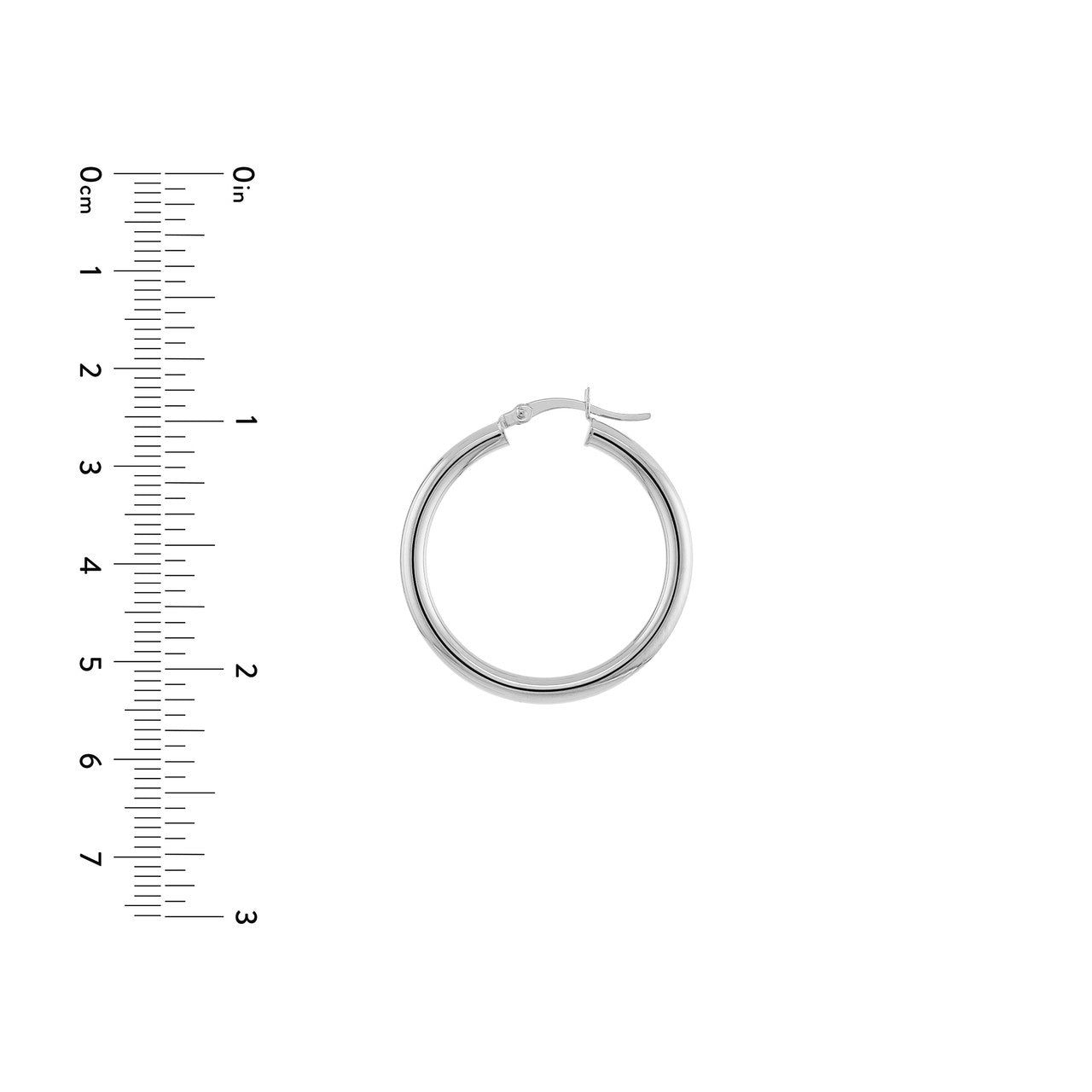 14K White Gold - Medium