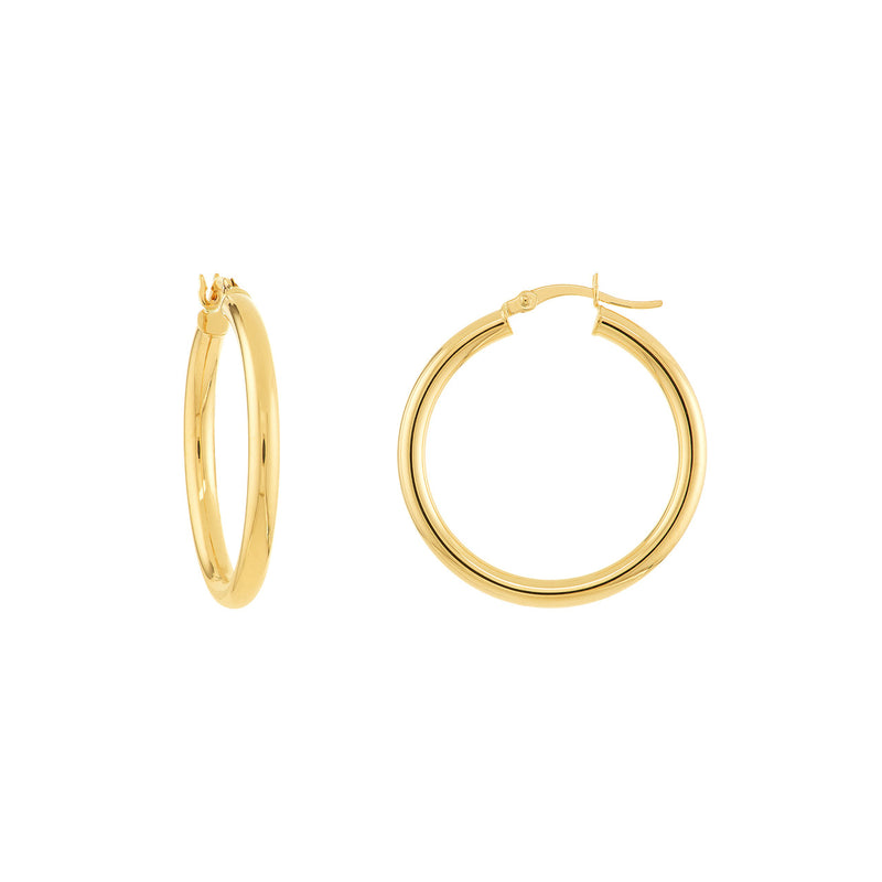 14K Yellow Gold - Medium