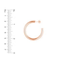 14K Rose Gold - Medium